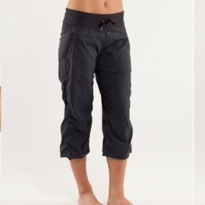 Women's Lululemon Gray Dance Studio Crop Pants Size 2
